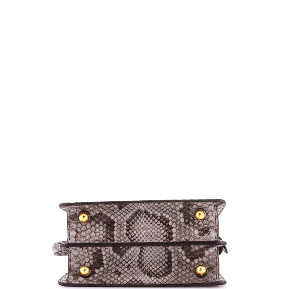 Fendi Petite Peekaboo ISeeU Bag Python - Picture 4 of 6